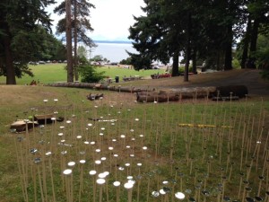 Sky Feeder installation in progress.
