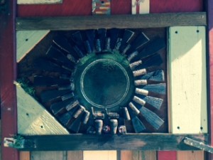 Detail of Sanc-tu-ar-y by Michael Harrison. Photo: Teresa Stern