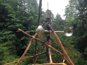 A Slow Dance with soft evening light on silver spoons, by Fred Lisalus. Photo: Teresa Stern