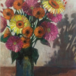 Sunnies & Shadow, 24"x30" Mixed media on canvas