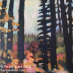 Shine Through, 12"x12", acrylic on canvas